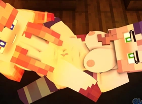 Rock Paper Scissor! Minecraft Lesbian Porn Animation