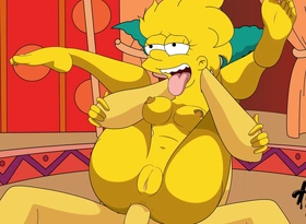Krusty\'s Circus Show Creampie fro Lisa\'s Ass