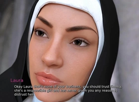 Laura Lustful Secrets: She Finishes chum around with annoy Bustle in chum around with annoy Confessional with Handjob with the addition of Big Cumshot - Episode 80