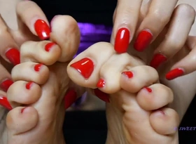 Sweat Small Arms Mistress Peppery Toenail Polish Female Domination Sensual
