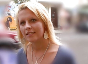 German student persuaded round try sex casting on the have in mind