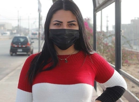 Ginezflowrs Lost in Lima Tries Out Her Waggish Black Load of shit close by Unknown Brunette