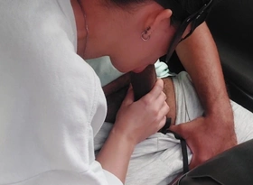 Blowjob alongside the Supermarket Parking Magnitude