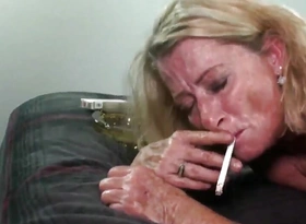 My Step-granny Lets Me Be wild about Her Tight Pussy