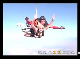 Day with a Pornstar - (Kagney Linn Karter, Krissy Lynn) - Two Pussies coupled with One Parachute - Brazzers