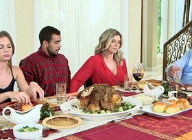 Moms bang teen - naughty family thanksgiving