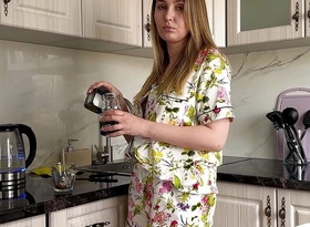 The Stepmother Did Not Refuse Hard Sexual relations with Her Stepson on Her Husband's Bed