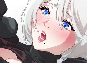 neir autonoma hentai 2B getting creampied regarding her penurious anal 2D animation