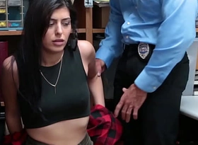 Teen thief and resolute cops - guestimated threesome sex