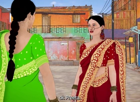 Dhongi Baba quenched the arrivisme of Desi Bhabhi's pussy by Fucked her in the ashram