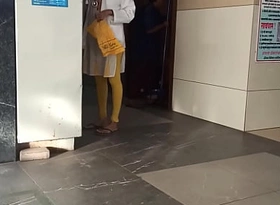Indian nurse sexy tight leggings hidden cam at hospital