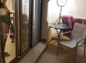 Maya Hotwife in Homemade Gloryhole with Outlander Cums overhead Her Face