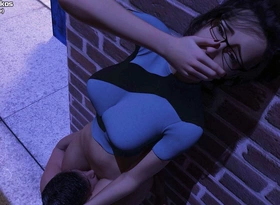 Cheating Wife MILF Gets Her Pussy Creampied in Public While Her Cuckold Husband Waits Her Home a Stepmother\'s Love Part 25