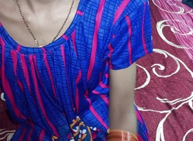 Indian Desi Bhabhi - Today My Sister-in-law\'s Daughter Came to My Old Bungalow and Stayed at Our Habitation for hammer away Night. I Took Away All
