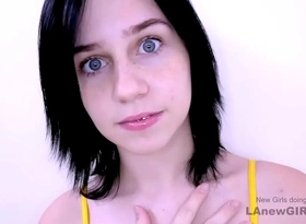 Really cute Teen loves to drag inflate big cock elbow Troupe POV