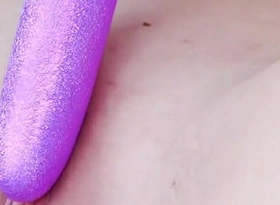 Sexy Girl Next Door Daniella Margot Waits for Good Fucking and Amuses Yourselves with Purple Sex Toy