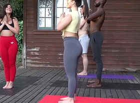 BBC Yoga Foursome Finished Couple Swap