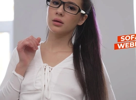 Spit, Slaps, Hard, DPP, Vomiting with an 18yo beauty Sofa ! Gang Bang